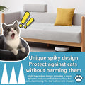 26 Pack Scat Mat for Cats - 3.3 x 16.7 Inch Cat Deterrent Mat to Keep Cats Out of Yard Permanently, Dog and Cat Spikes M