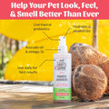 SKOUT'S HONOR Probiotic Pet Deodorizer Spray- Hydrating Daily-Use with Avocado Oil & Omega-3s, Microbiome Friendly Certiified, Paraben & Sulfate-Free, 97% Natural, 8oz, Sunkissed Coconut