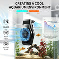 UPETTOOLS Aquarium Chiller Fan, Quiet Fish Tank Cooling Fan, for 7-15Gal
