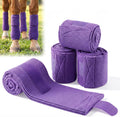 Abbylike 4 Pack Horse Polo Wraps, 10 ft Soft Fleece Horse Leg Wraps