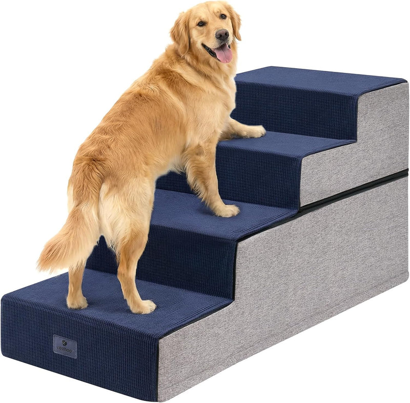 Veehoo Dog Stairs for Bed Couch Large Dogs Extra Wide 20