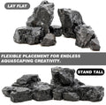 Aquarium Rock 5lb Fish Tank Stones for Aquarium Aquascape,3-6 in 4 Pcs