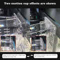 Fish Tank Separator 5 Gal, Acrylic Aquarium Divider with Suction Cups