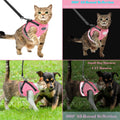Cat Harness and Leash Set, Escape Proof Soft Vest with Reflective Strap