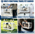 Collapsible Hard Cat Carrier Small Dog Cat Travel Crate Pet Clear