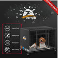 Zettum Dog Crate Cover 30 Inch - 600D Kennel Crate Covers for Dog Cage Waterproof & Heavy Duty, Small Dog Cage Cover Universal Fit for Most Wire Pet Crates - 30 x 20 x 20 Inch (Cover Only)