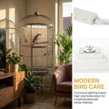 Bird Cage LED Light 3 Color Modes, USB Rechargeable, Adjustable Brightness