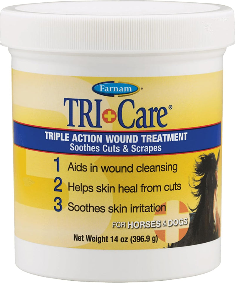 Farnam Triple Action Wound Treatment | For Horses, Ponies and Dogs | 14 oz