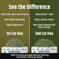 High Desert 2nd Cutting Timothy Hay for Rabbits, Guinea Pigs, 4 lb