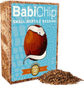 BabiChip Coconut Chip Substrate for Reptiles 12 Quart Loose Small Sized Coco Husk Chip Bedding for Ball Pythons, Other S