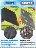 MEWTOGO 95% High Density Dog Kennel Shade Cover - 10x10ft Mesh Shade Cloth