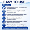 Fish Medication, for Freshwater & Saltwater Gram, Supports Fish Wellness & Healthy-Looking, 25g