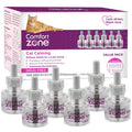 COMFORT ZONE Cat Calming Diffuser Refill, 6 Pack – Cat Calming Pheromone Refills Help Reduce Anxiety, Stress, Scratching, Urine Marking, Aggression, (30-Day Refills, 180-Day Supply)