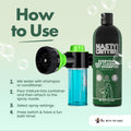 Girl With The Dogs Soap & Shampoo Dispenser for Pet Wash and Garden Hose Sprayer Nozzle and Replacement Canister