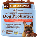 Natural Dog Company Probiotics for Dogs – Dog Probiotic Chews with 1B CFUs, Canine-Specific Microencapsulated Strains, Prebiotics & Enzymes for Digestive Health, Stool & Immune Support, 45 Ct