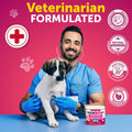 Dog UT Treats - Cranberry Chews for Dogs - Urinary Tract & Bladder Support Supplement with Natural Cranberry Extract - Tasty 120 Soft Bites for Daily Wellness with Fish Oil, Pumpkin, D-Mannose