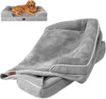 EHEYCIGA Dog Bed Cover Replacement for Extra Large Dog Bed, Waterproof Washable Removable Cover for Orthopedic Memory Fo