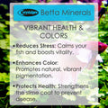 Crystalpro Betta Minerals - Creates Natural Beta Water Environment - Reduces Stress - Essential Minerals for Soft & RO W
