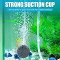 AQUANEAT 20 Pack Aquarium Suction Cups with Clips 3/16" air Hose and Adjustable Zip Ties for Aquarium Fish Tank Decorati