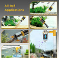 HiTauing Aquarium Gravel Cleaner, Cordless/Corded 6 in 1 Electric Fish Tank Vacuum Cleaner Compatible with Dewalt 20V Ba