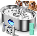 4.2Gal Extra Large Dog Water Fountain, Stainless Steel Pet Water Fountain