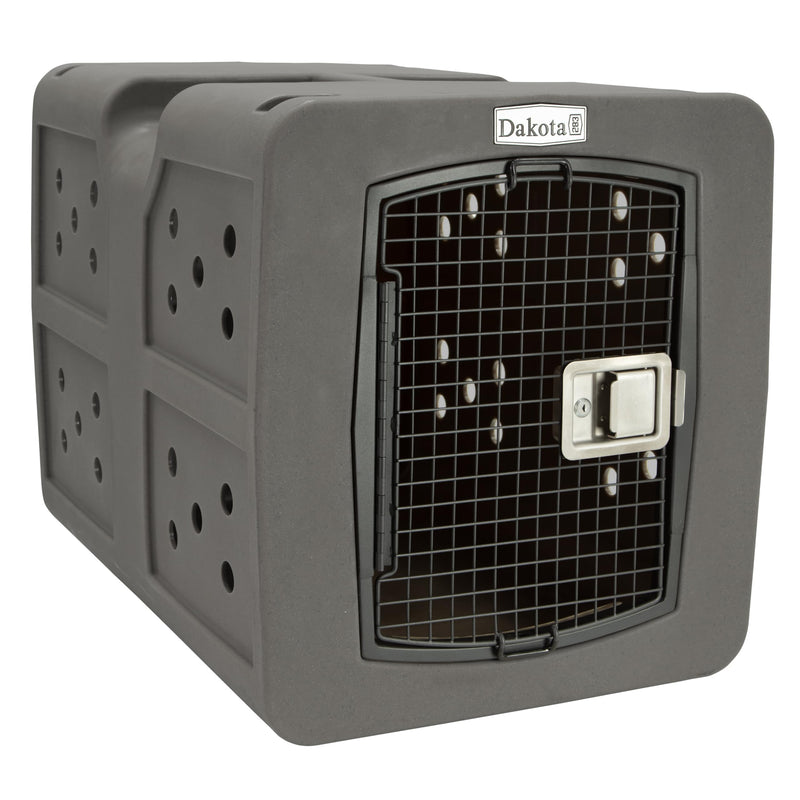 dakota283 Dakota 283 Large Kennel -Frame Door- Dark Granite