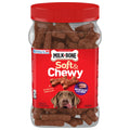 Milk-Bone Soft & Chewy Dog Treats, Made with Real Beef & Filet Mignon, 25 Ounce Canister