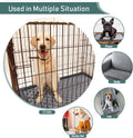Dog Crate Pad 30x19 inch Gray Memory Foam Dog Bed Mat Small Medium Grey Washable Puppy Sleeping Bed Anti Slip