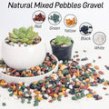CJGQ 2.4lb Aquarium Gravel for Plants, 1/4Inch Fish Tank Gravel for Succulent Cactus and Bonsai, Decorative River Rocks 