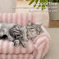 Hollypet Cat Bed Small Dog Orthopedic Couch Beds for Pets up to 13 lbs