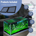 Braveboy 10-Gallon Screen Cover for Hinged Door, for 15 High, 20 X-Tall Gallon Aquariums & Glass Tanks, Black - Easy Ven
