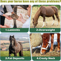 Insulin Resistance Supplement for Horses, Herbal Formulated for High Insulin, Chronic Laminitis, Cushing's Syndrome, Sor