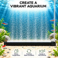 Fish Tank Bubble Strip, Aquarium Air Stone Bar with Fine Bubbles, Self-Sinking Air Diffuser for Aeration, Decorative Bub