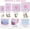 Homimp Washable Pee Pads for Dogs, 4 Pack Reusable Puppy Pads Waterproof, Absorbent and Leakproof Dog Pee Pads, Non Slip