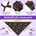 Shyyween 100 Pcs Halloween Dog Bandanas Bulk for Pets Lover Gifts Charm