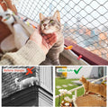 Cat Netting Balcony, Anti-Fall Mesh Fence, Black Composite Nylon, Cat Protection Net