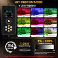 fishkeeper Clip on Aquarium Light for Plants, 6 Row LED Brightness, 18W