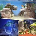 Aquarium Rocks 5lb Fish Tank Stone 2-5 inch Natural Pagoda Rocks for Aquascaping Landscaping Models Terrariums Reptile a