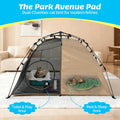 Quickup Pop Up Cat Tent for Outside, X-Large Catio & Cat Enclosure with Fish-Shaped Cat Mat, Portable Outdoor Cat Plaype