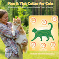 4 Pack Natural Flea Collar for Cats, 32 Months Long Lasting Prevention