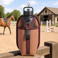 Horse Saddle Water Bottle Holder, Clip-on Nylon Pouch