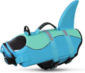 Queenmore Dog Life Jacket, Cute Shark Dog Life Vest for Swimming & Boating