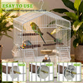 8 Pack Bird Perch, Natural Apple Wood Platforms, Hardwood Branches Cage Accessories for Parakeets, Cockatiels, Lovebirds