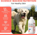 Wild Alaskan Salmon Oil for Dogs & Cats 16 oz - Omega 3 Dog Fish Oil, EPA DHA for Skin & Coat, Itch Relief, Joint and He