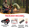 ESA Dog Vest Bundle with ID Tag and Informational Cards, Adjustable Emotional Support Dog Harness, S