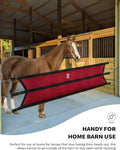 Harrison Howard Long-Lasting Fabric Home Barn Use Sturdy Spring Hooks and D-Rings Adjustable Straps Aisle Stall Guard Re