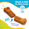 Nylabone Nubz Puppy Dog Treats, Turkey & Sweet Potato Flavor, 28 Count