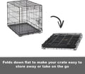 New World by Midwest 42-Inch Single Door Crate, for Large Breeds, 71-90 lbs