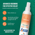 TropiClean Flea and Tick Bite Relief Treatment Spray for Dogs & Cats, 8oz