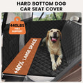 Snagle Paw Dog Car Seat Cover & Back Seat Extender,31"Super High Pet Barrier with Anti-Slip Hard Bottom Hammock Holds 44